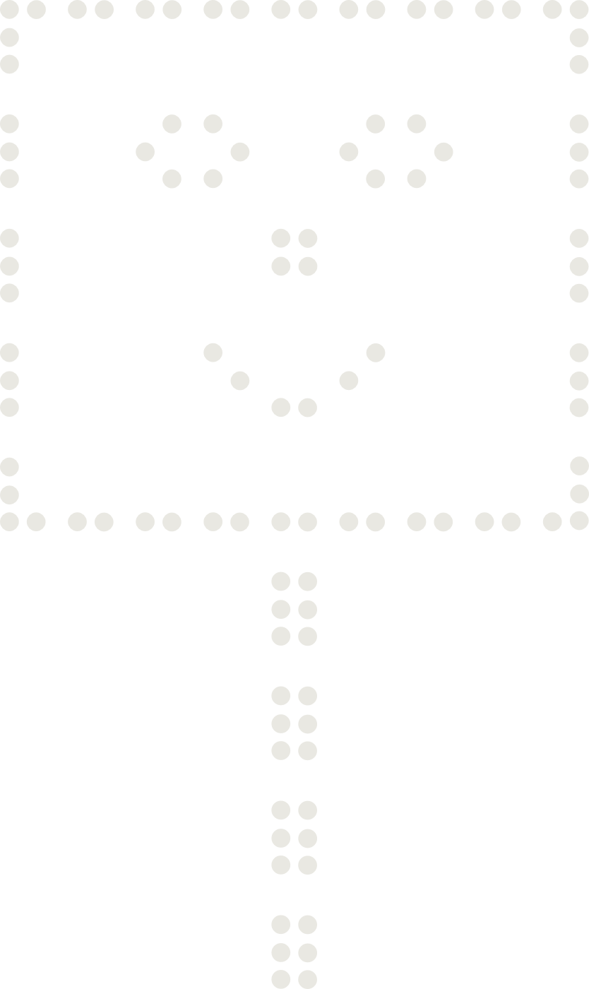 Braille drawing of a popsicle