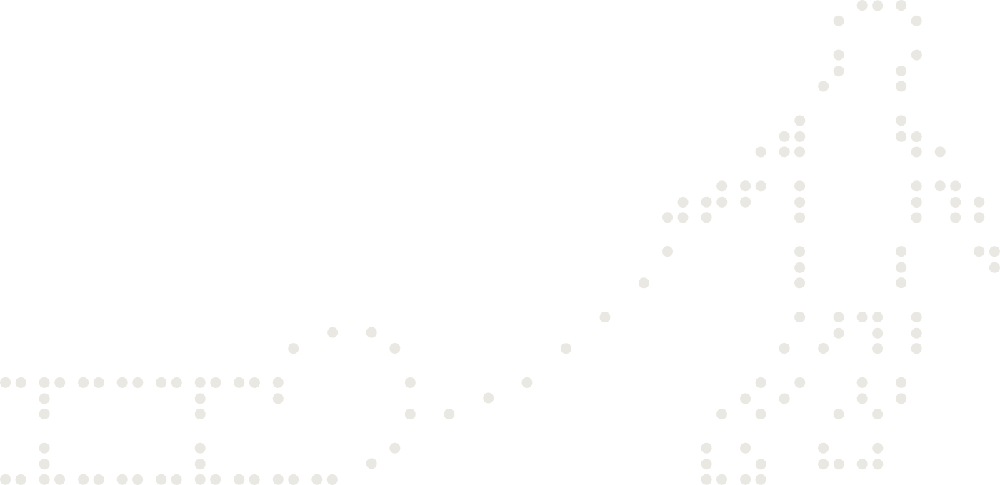 Braille drawing of a child with a sledge