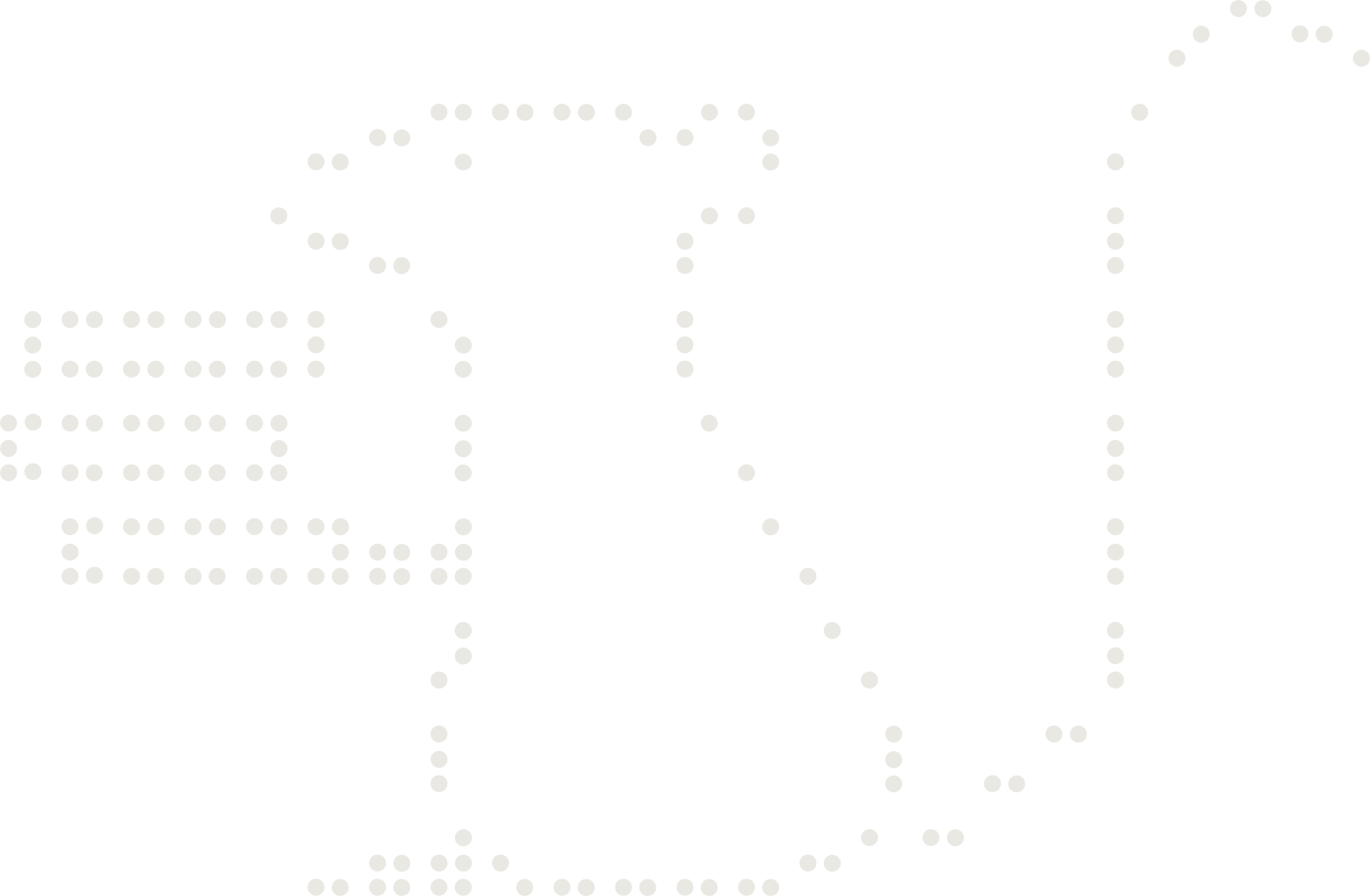 Braille drawing of a reading rat