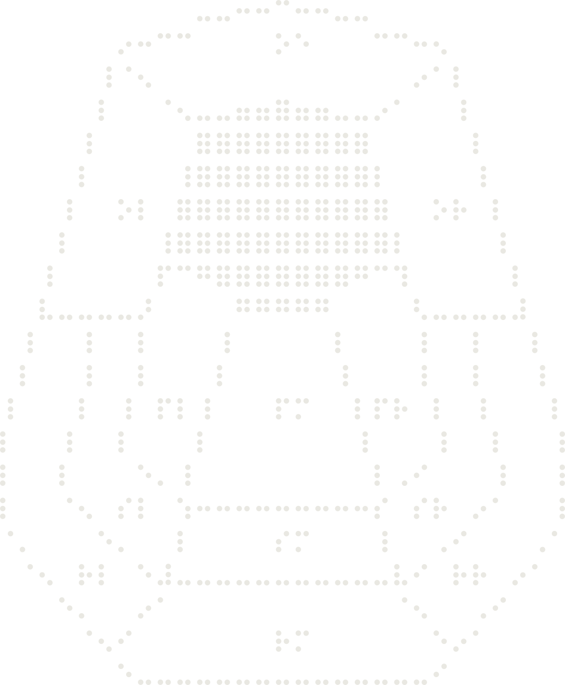 Braille drawing of the seating plan for the Great Hall of the Gewandhaus in Leipzig