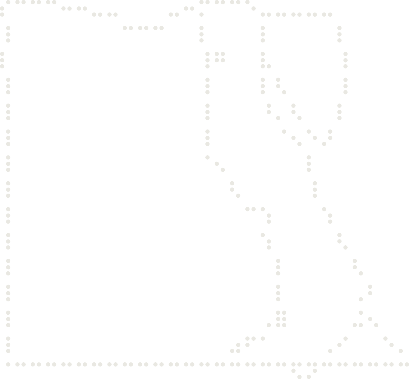 Braille drawing of Egypt