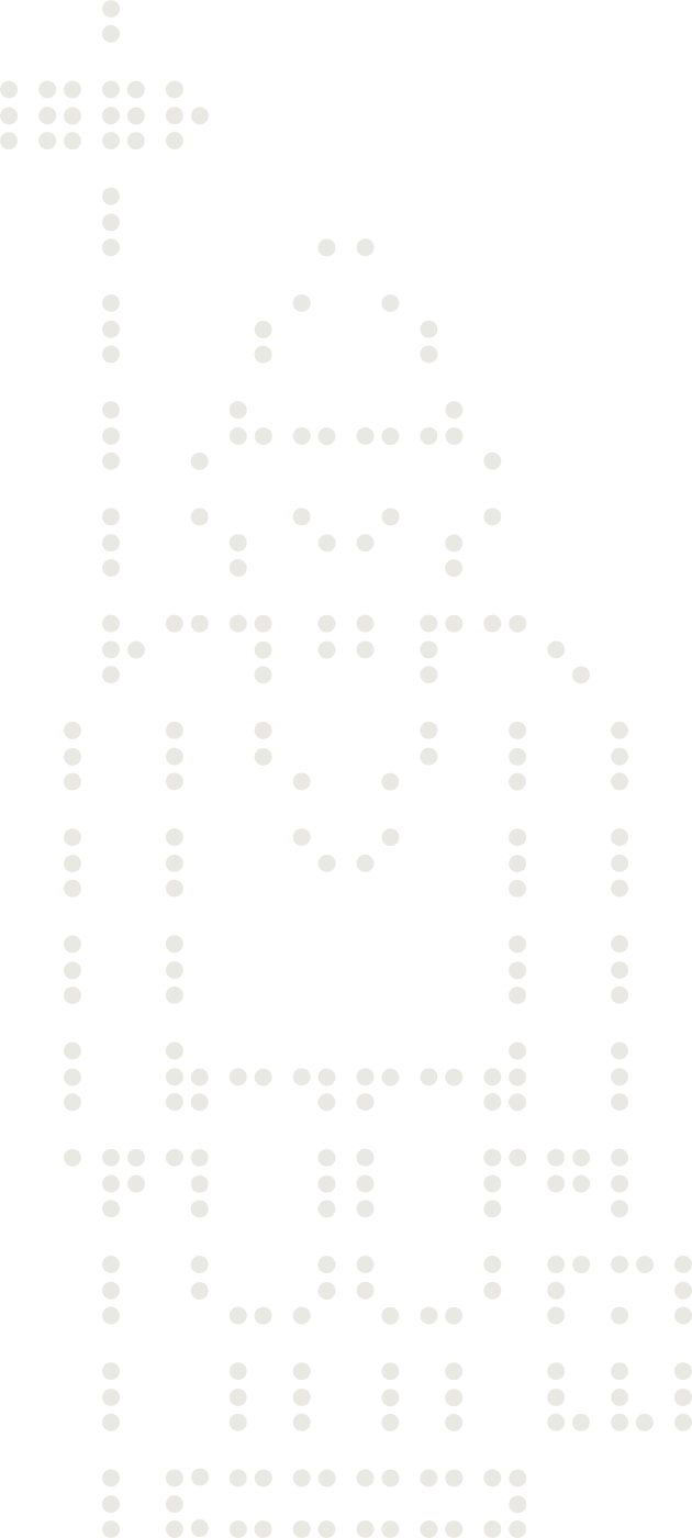 Braille drawing of a incense smoker