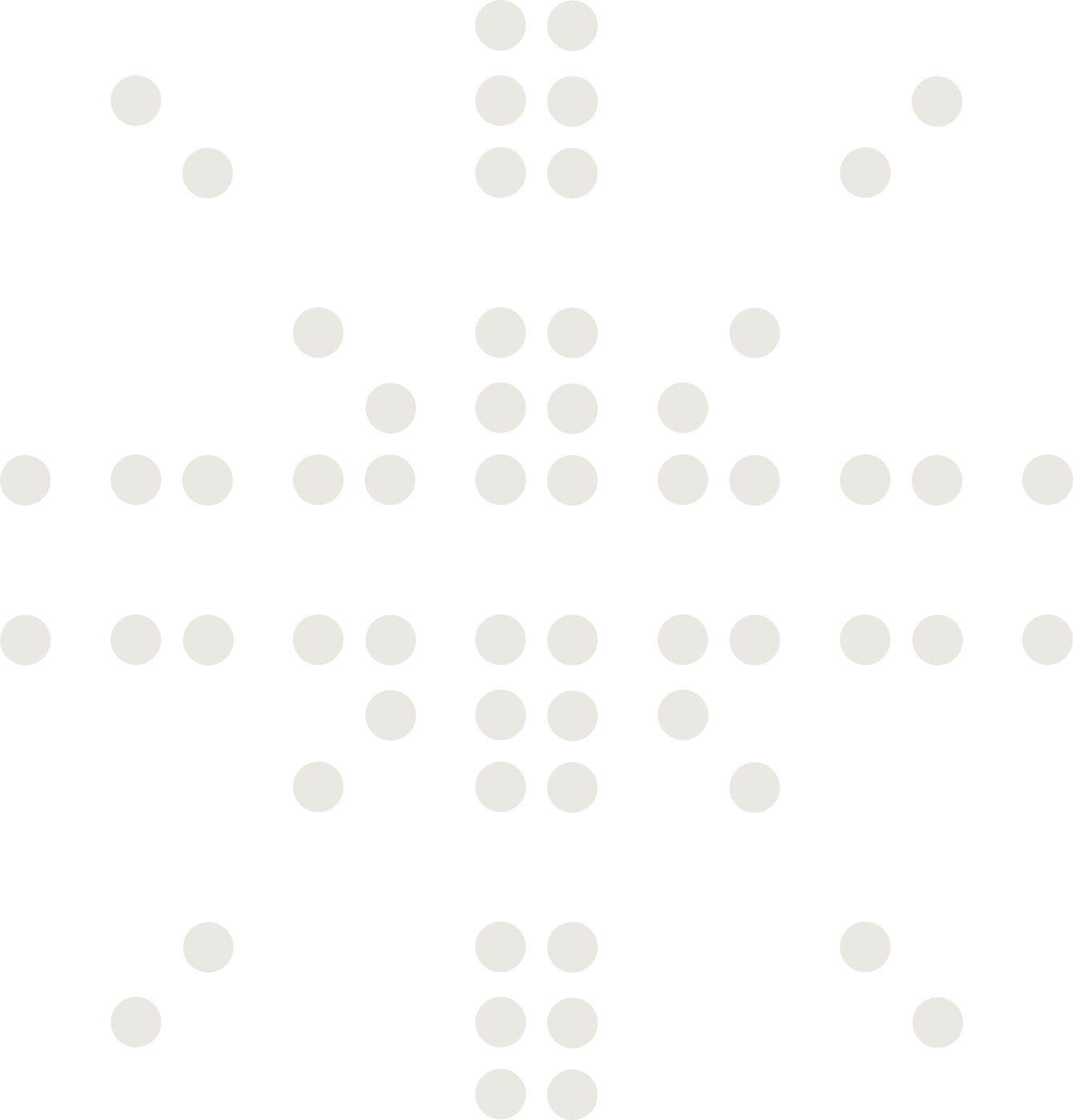 Braille drawing of a straw star
